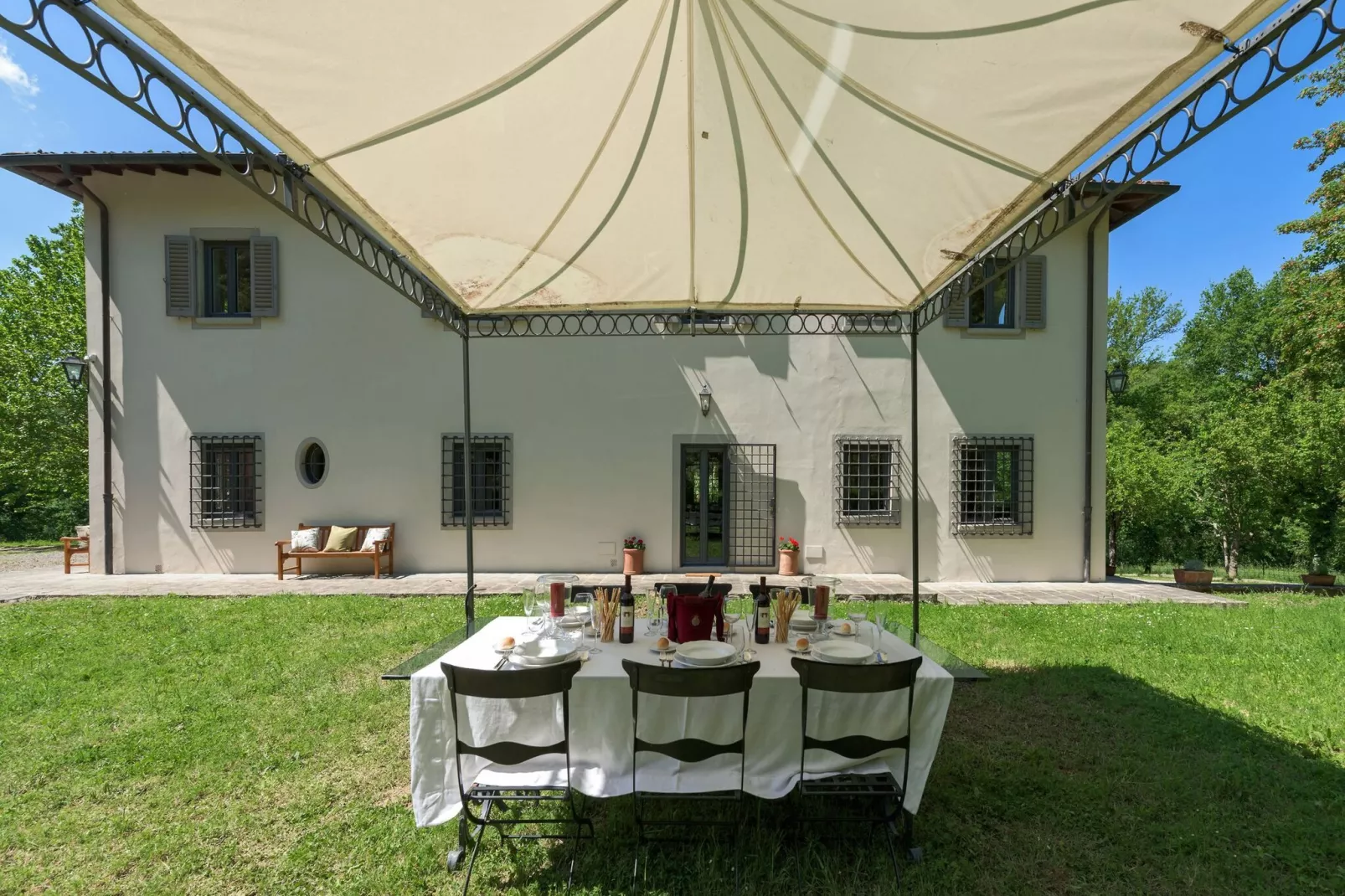 Villa Arnia-Tuinen zomer