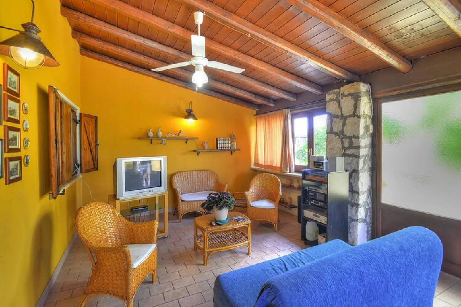 Ferienhaus Solarino-Villa Eureka-Woonkamer