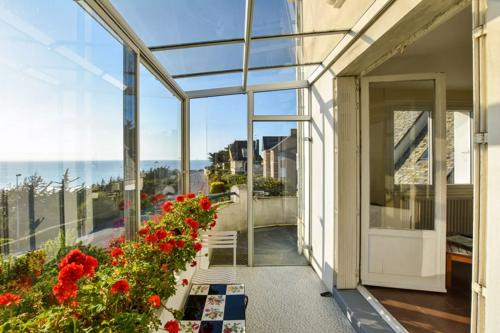 Maison avec vue sur mer-Terrasbalkon