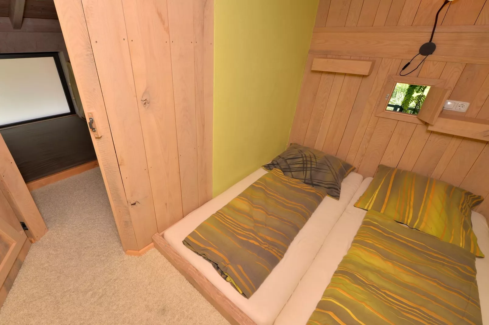 Uniek vakantiehuis in Viechtach met sauna-Slaapkamer