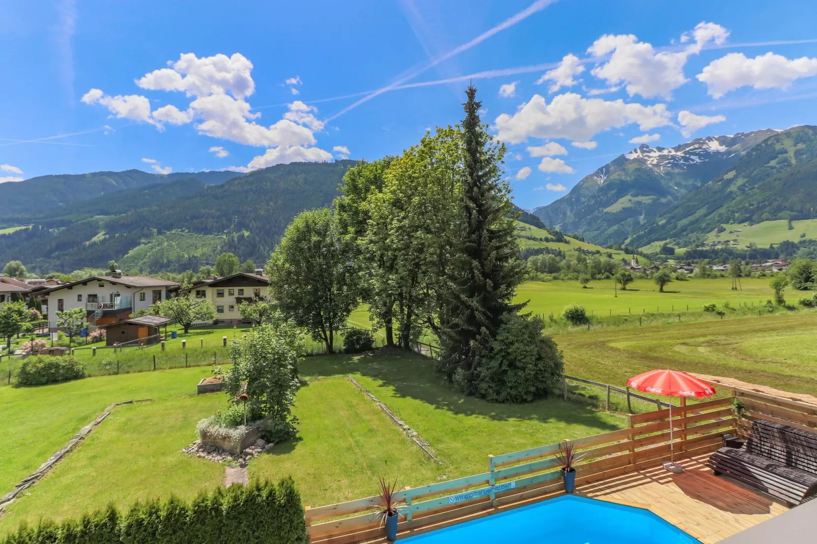 Chalet Mittersill A-Uitzicht zomer