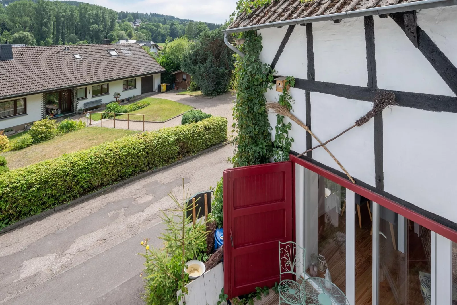 Eyes Ferienhaus-Uitzicht zomer