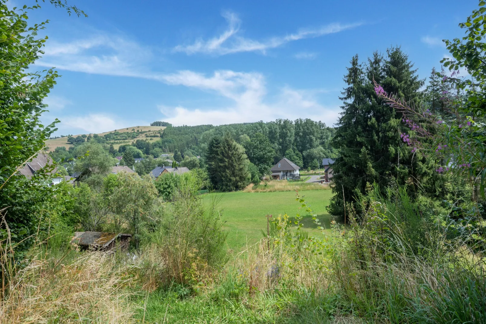 Eyes Ferienhaus-Gebieden zomer 1km