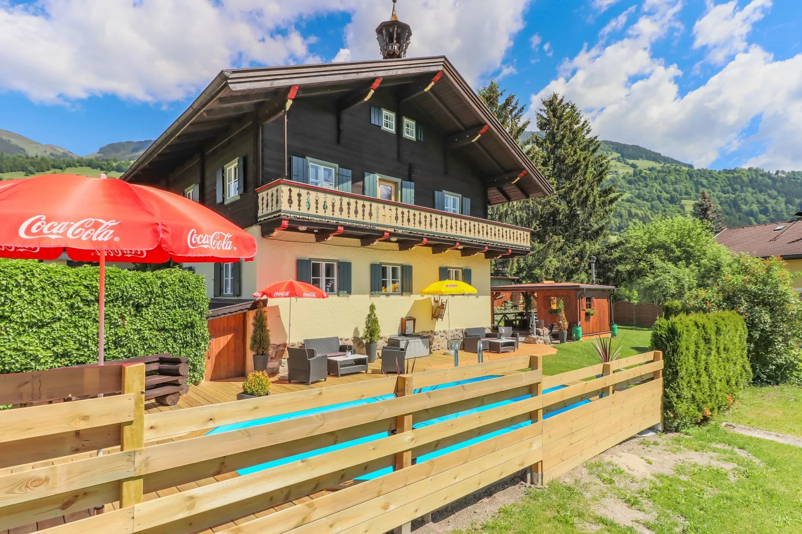 Chalet Mittersill B-Buitenkant zomer