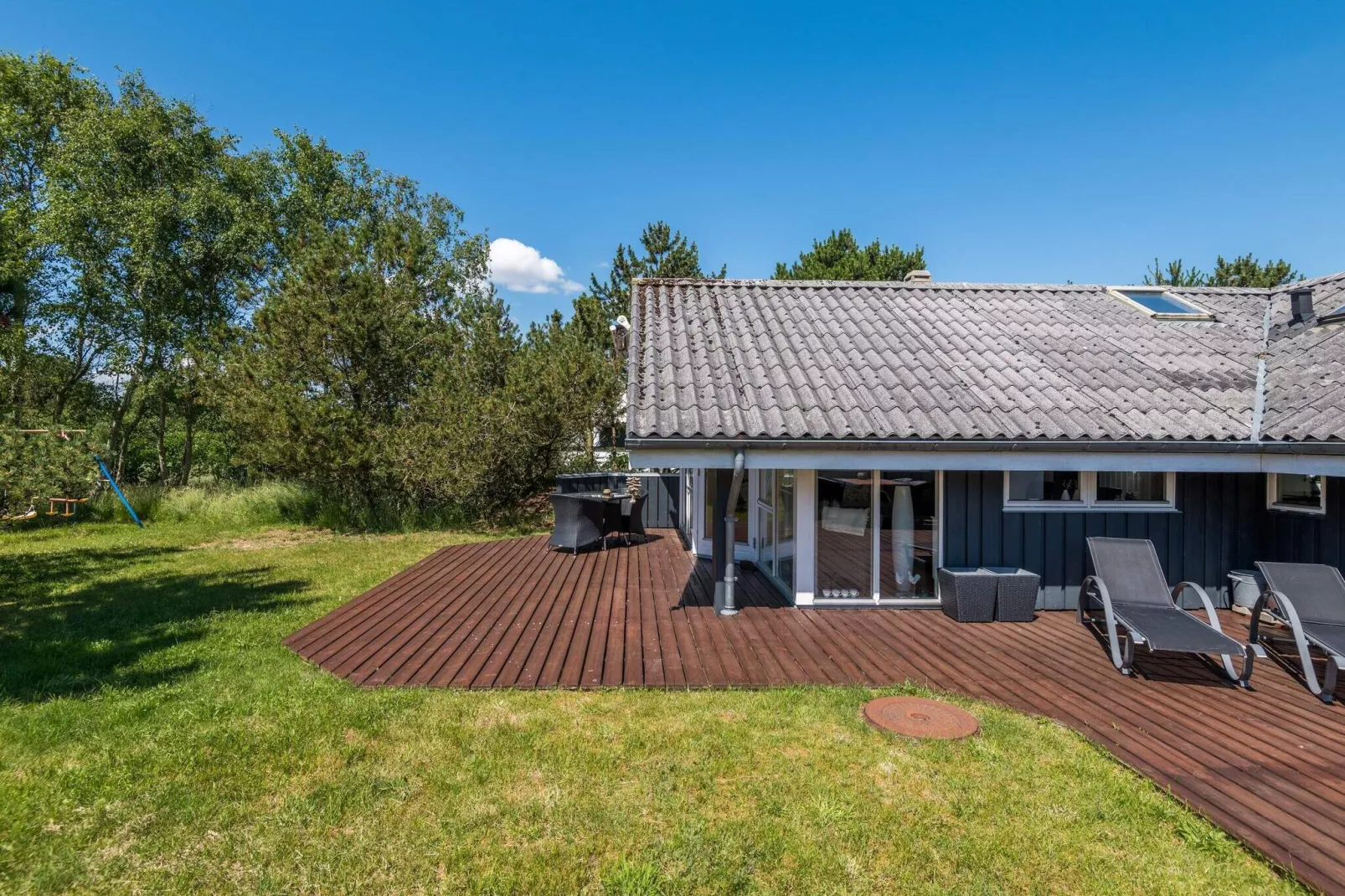 Afgelegen toevluchtsoord in Rindby-Buitenlucht