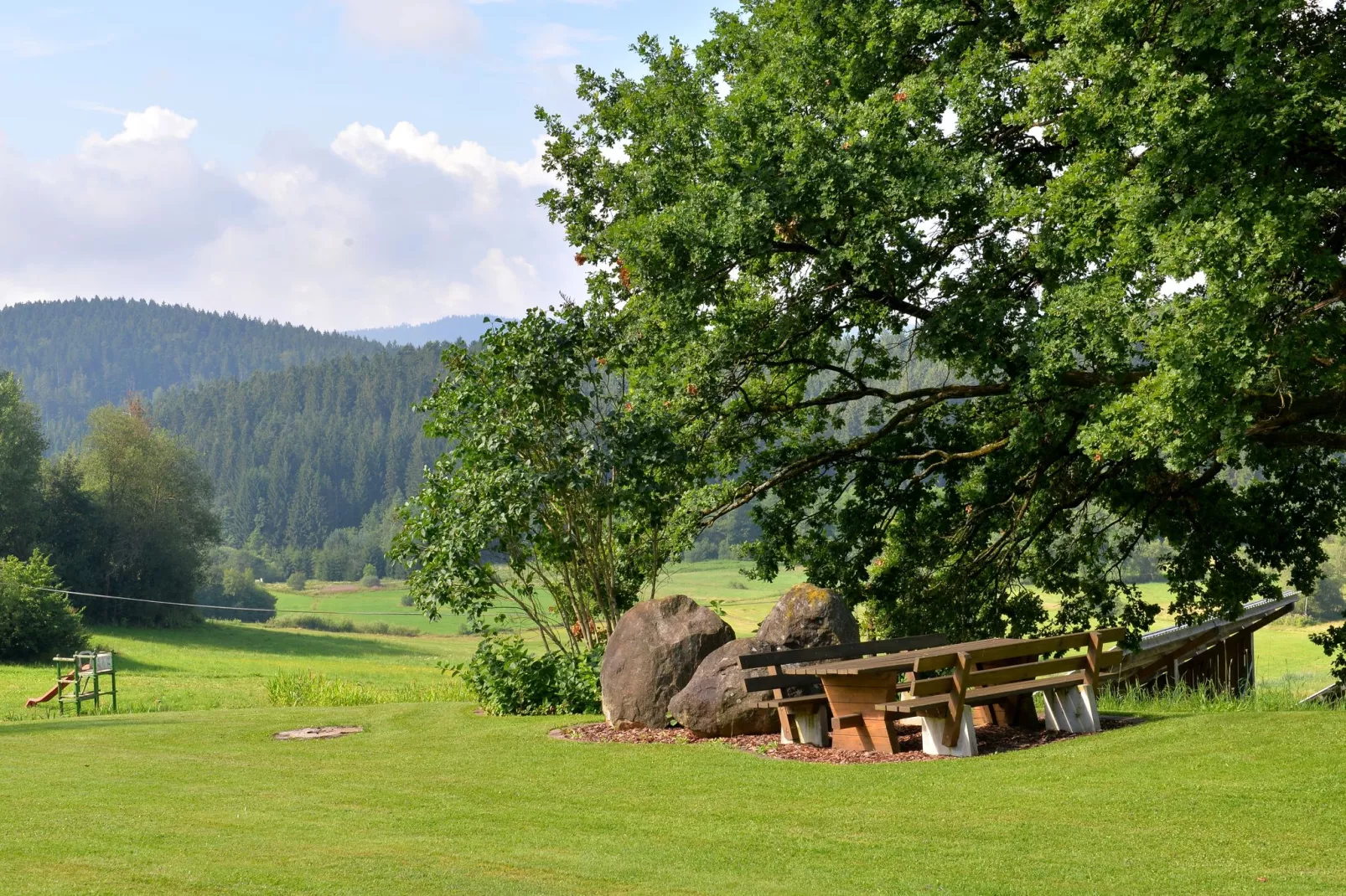 Bayerischer Wald-Tuinen zomer