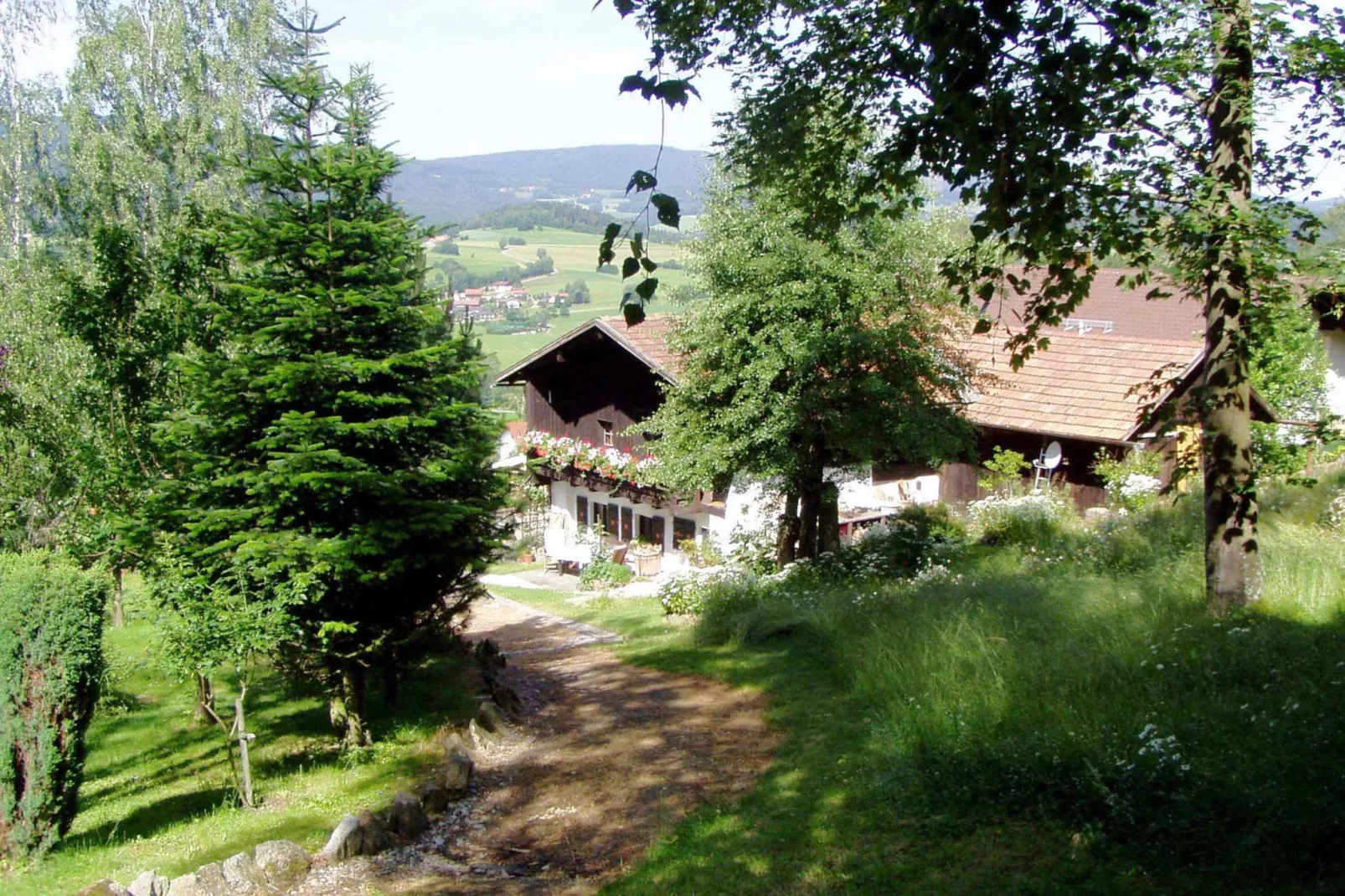 Weidhaus-Buitenkant zomer