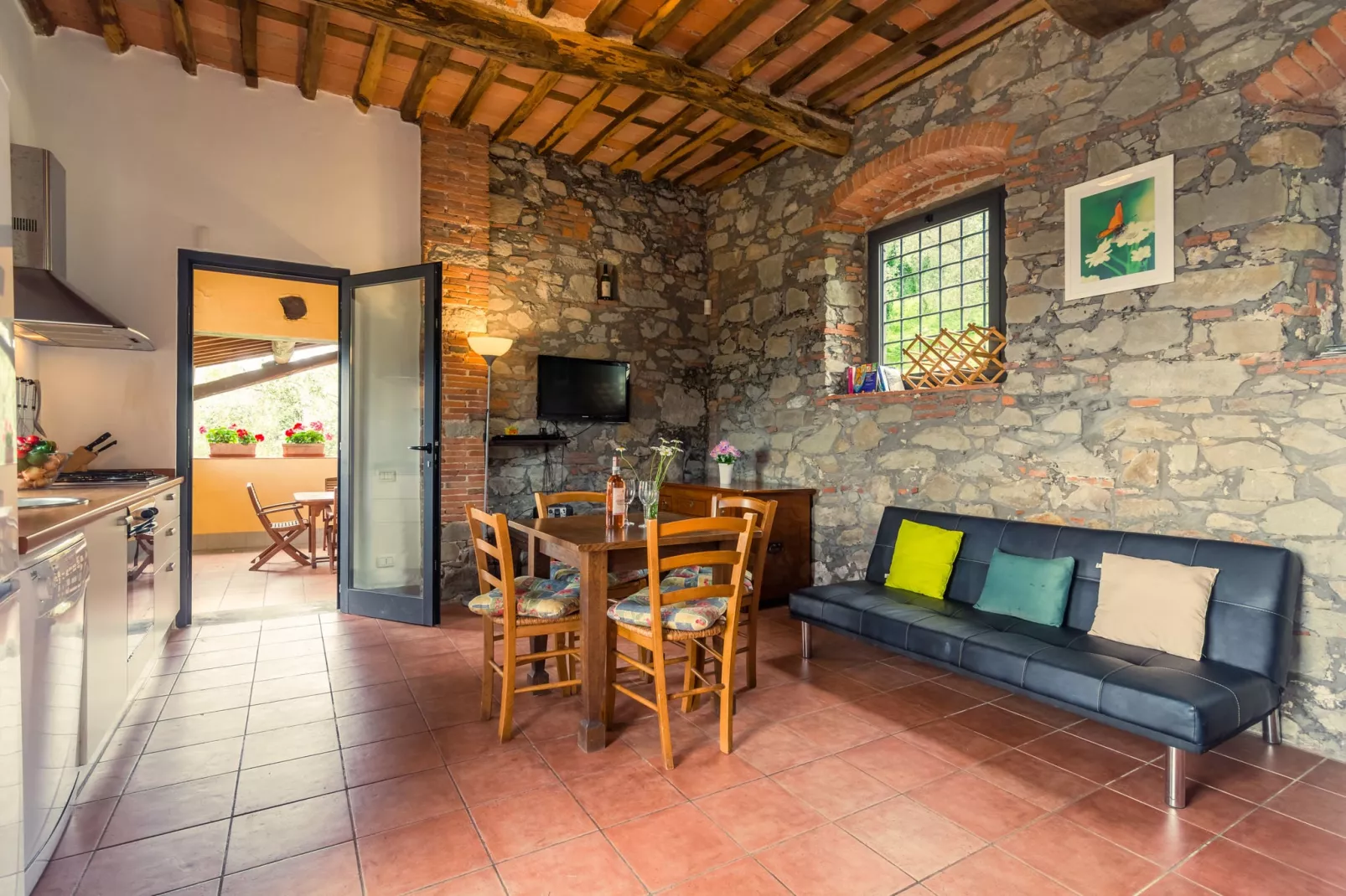 Casa Stella-Woonkamer