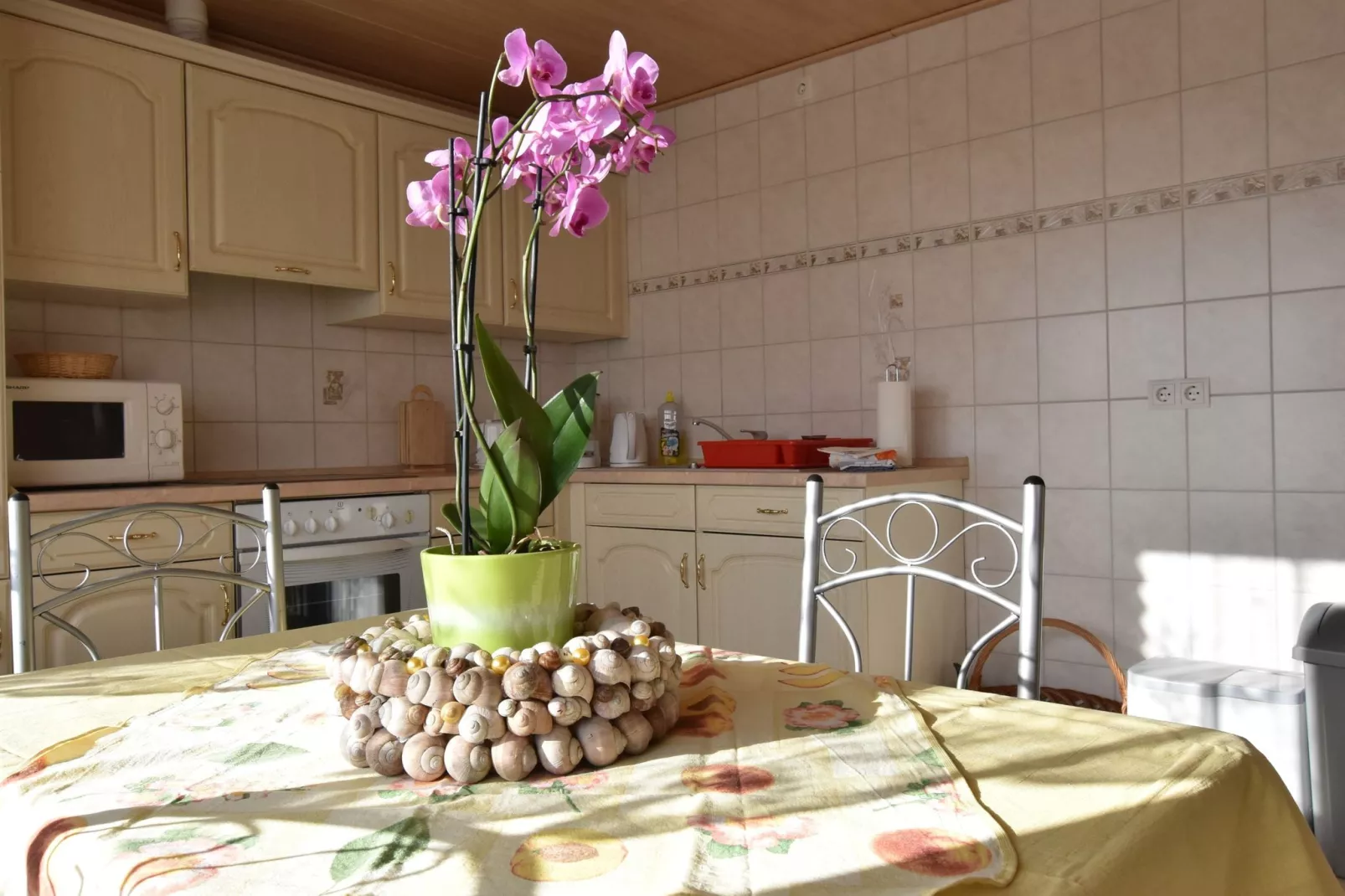 Ferienwohnung mit Koppelblick-Keuken