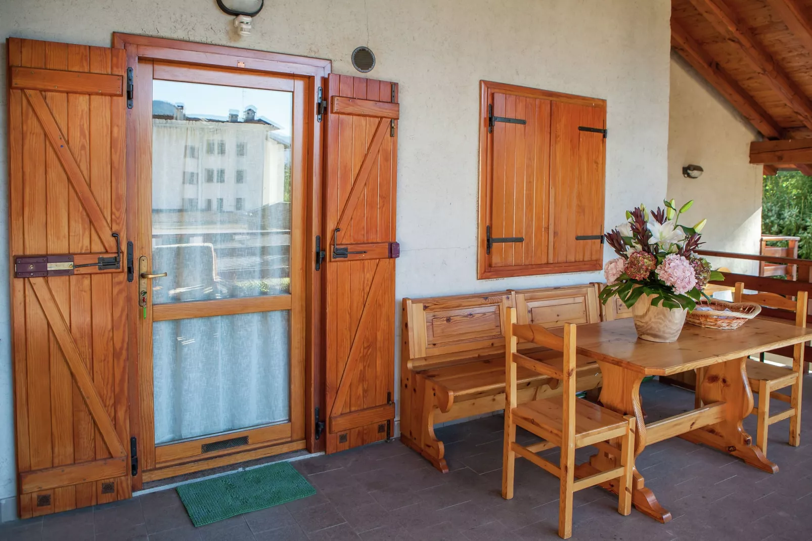 Chalet Antey Quadri B-Terrasbalkon