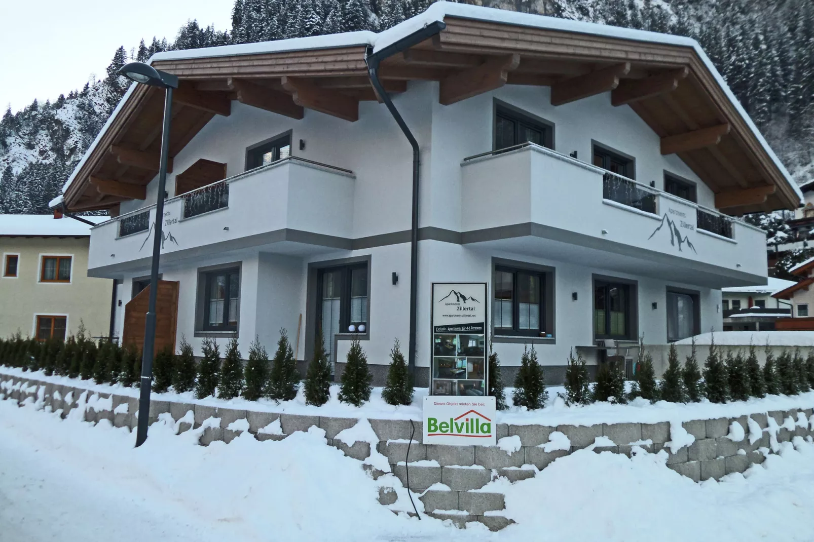 Apartments Zillertal 4P-Exterieur winter