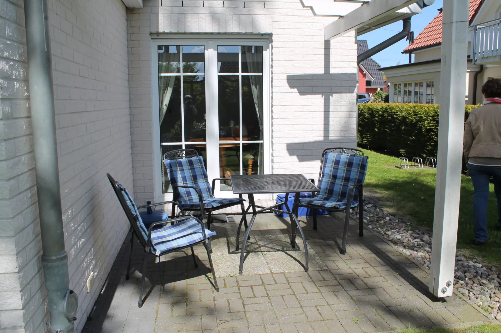 Arko 1 mit Terrasse /Strand-Tuinen zomer