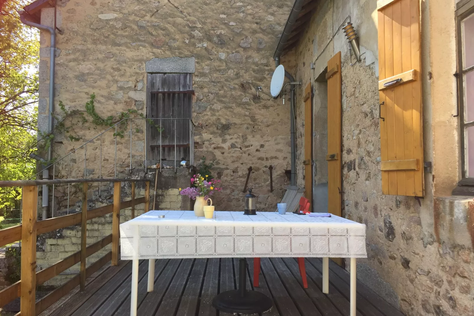 Maison de Vacances Gacogne-Terrasbalkon