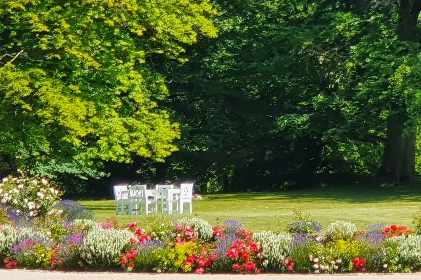 Schöne Aussichten Gerdshagen-Tuinen zomer