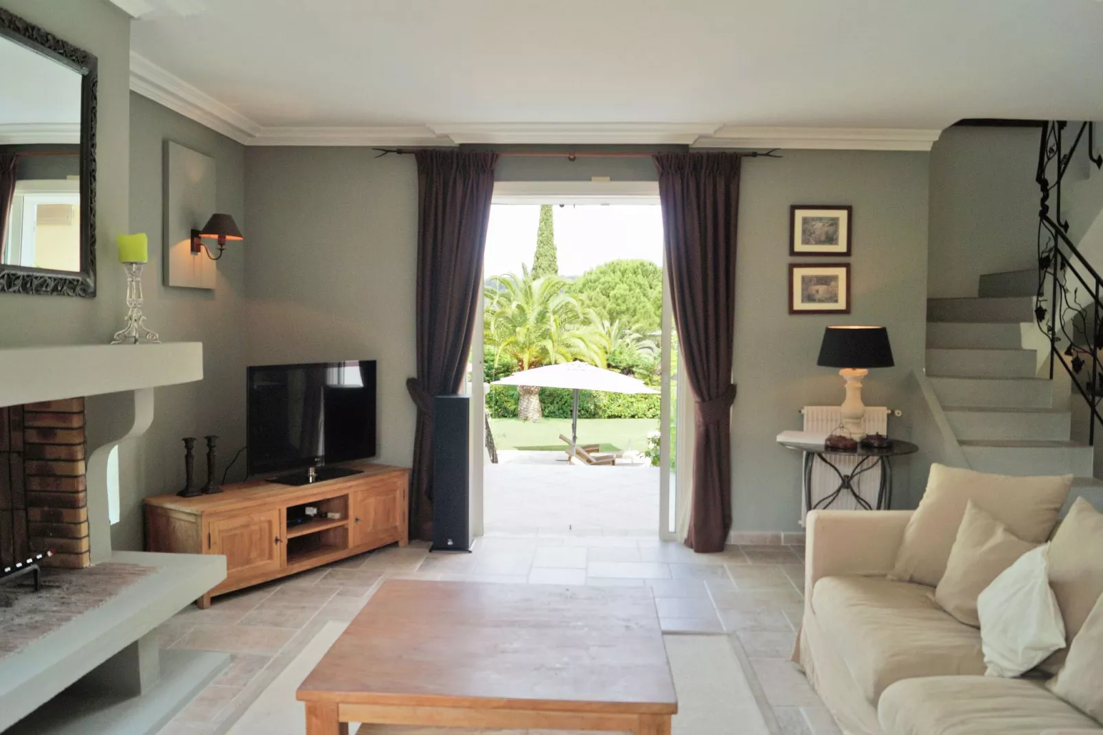 Villa Mougins-Woonkamer