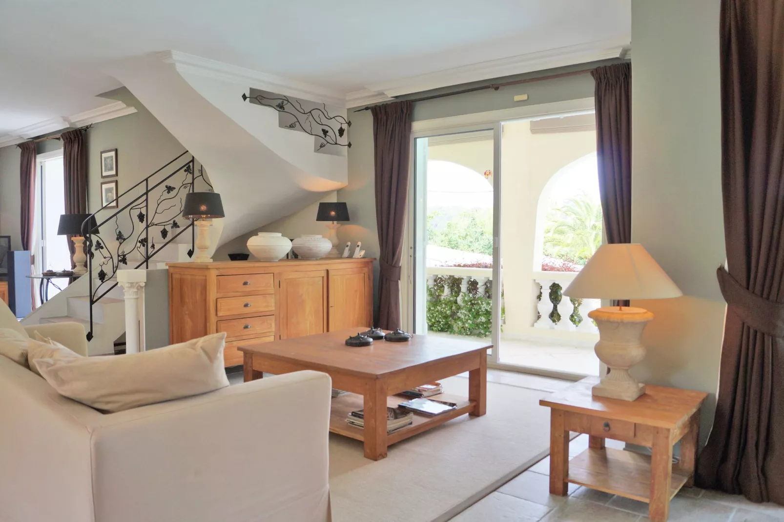 Villa Mougins-Woonkamer