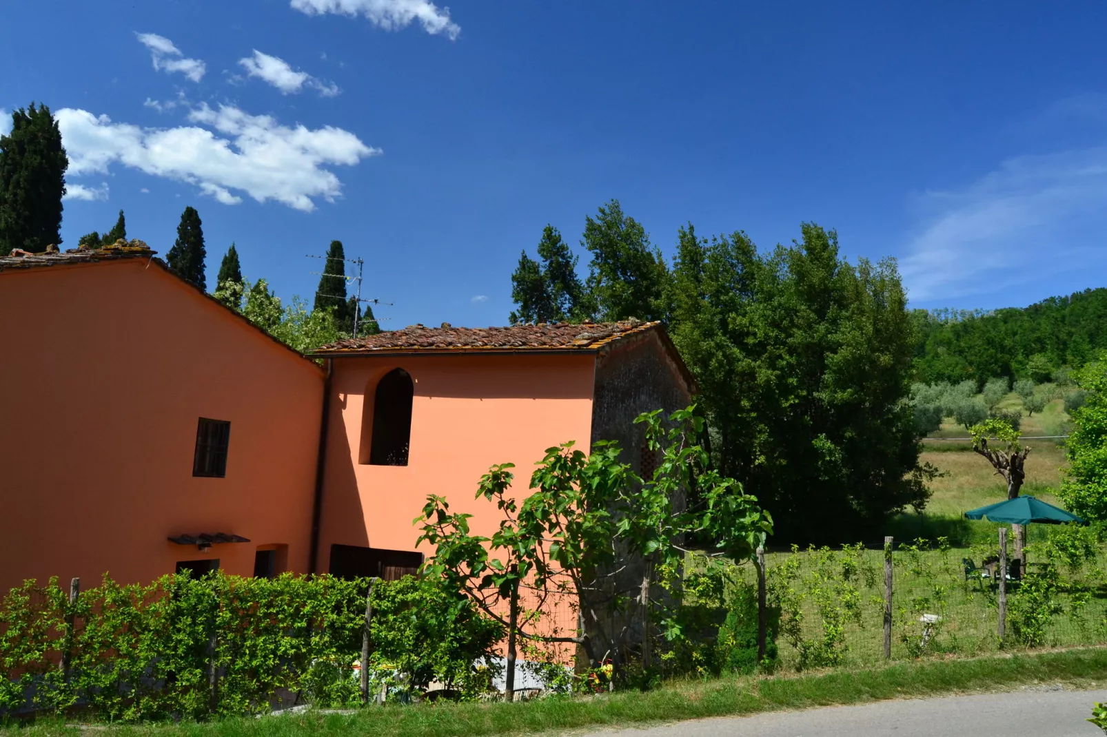 Villa dei Tarocchi-Uitzicht zomer