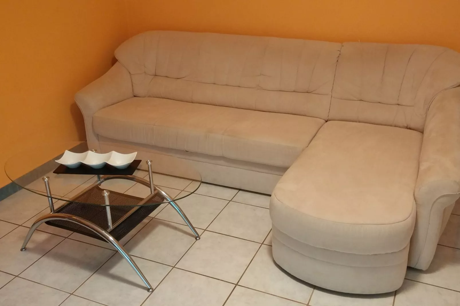 Mooi appartement in Pag met dakterras-Woonkamer
