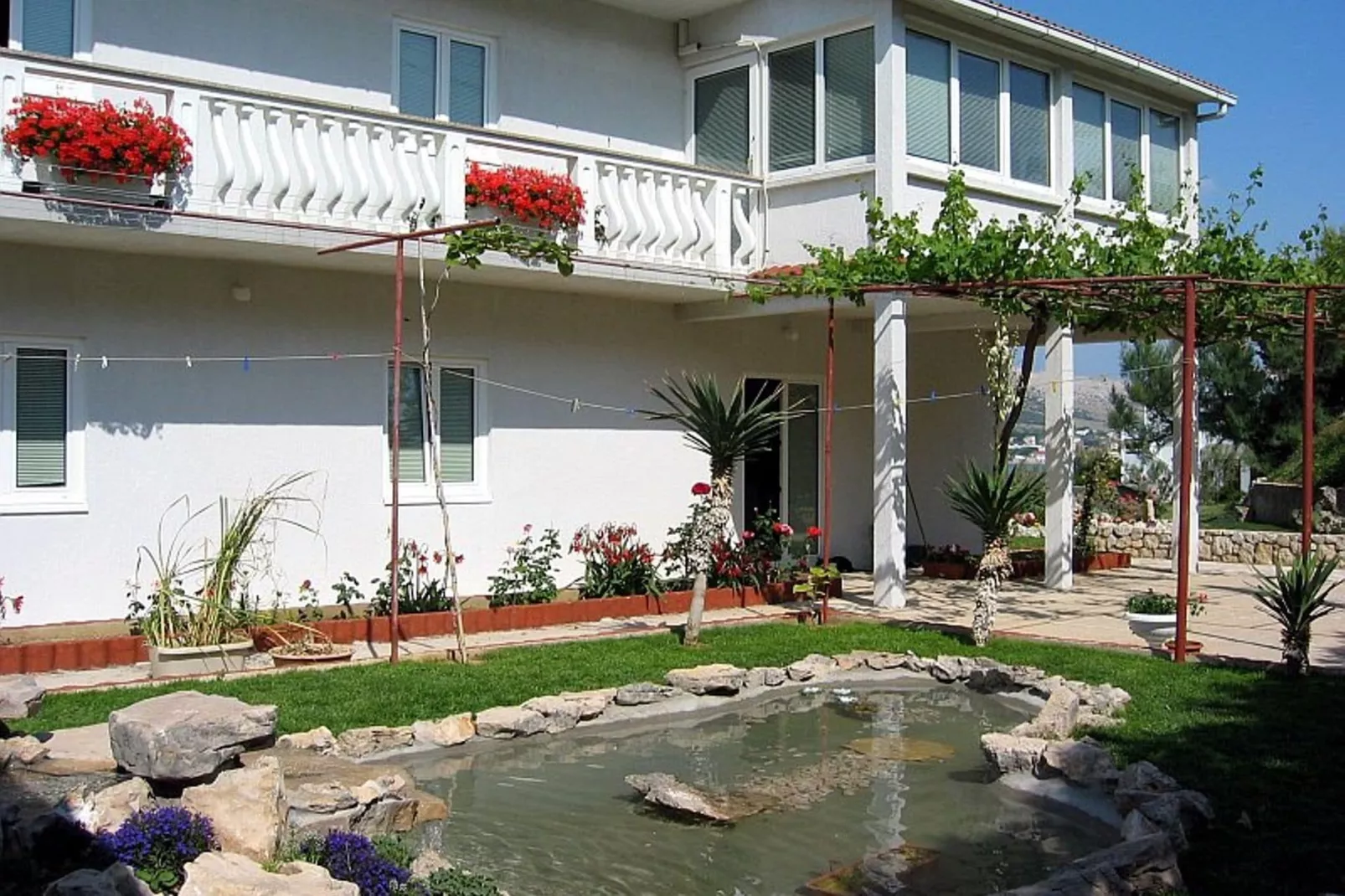 Mooi appartement in Pag met dakterras-Sfeer