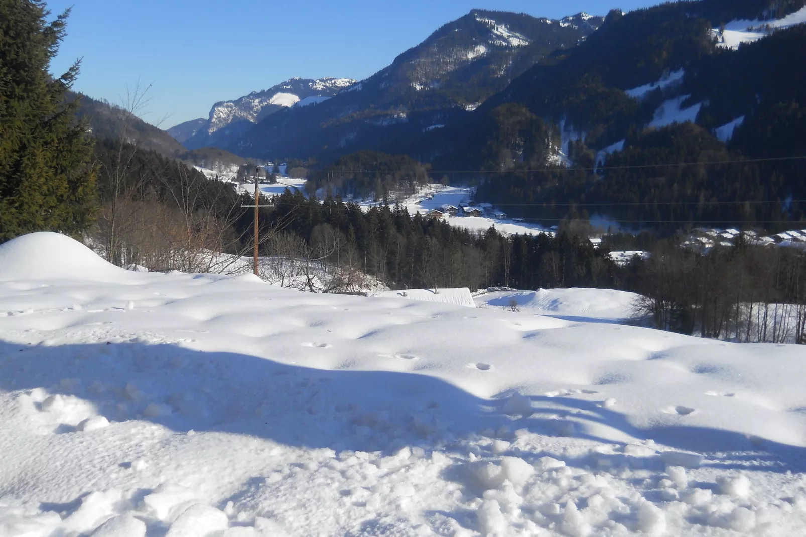 Chalet Niederndorferberg-Gebied winter 1km