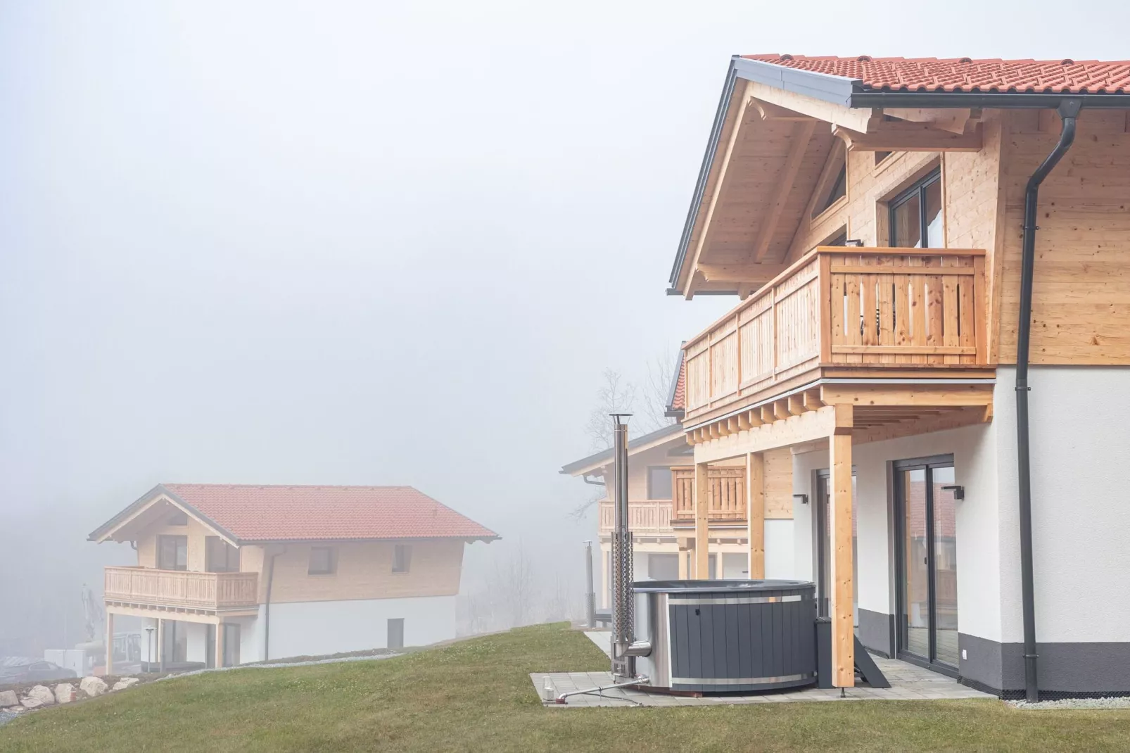 Chalet Großer Arber-Buitenkant zomer