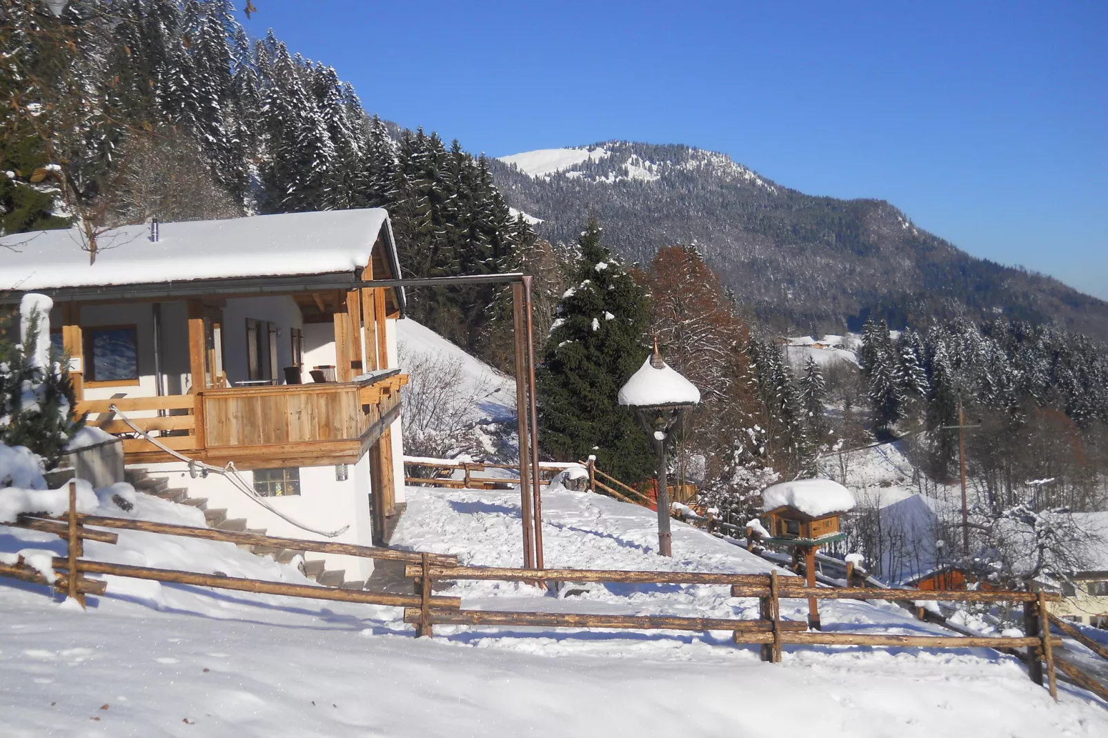 Chalet Niederndorferberg-Uitzicht winter