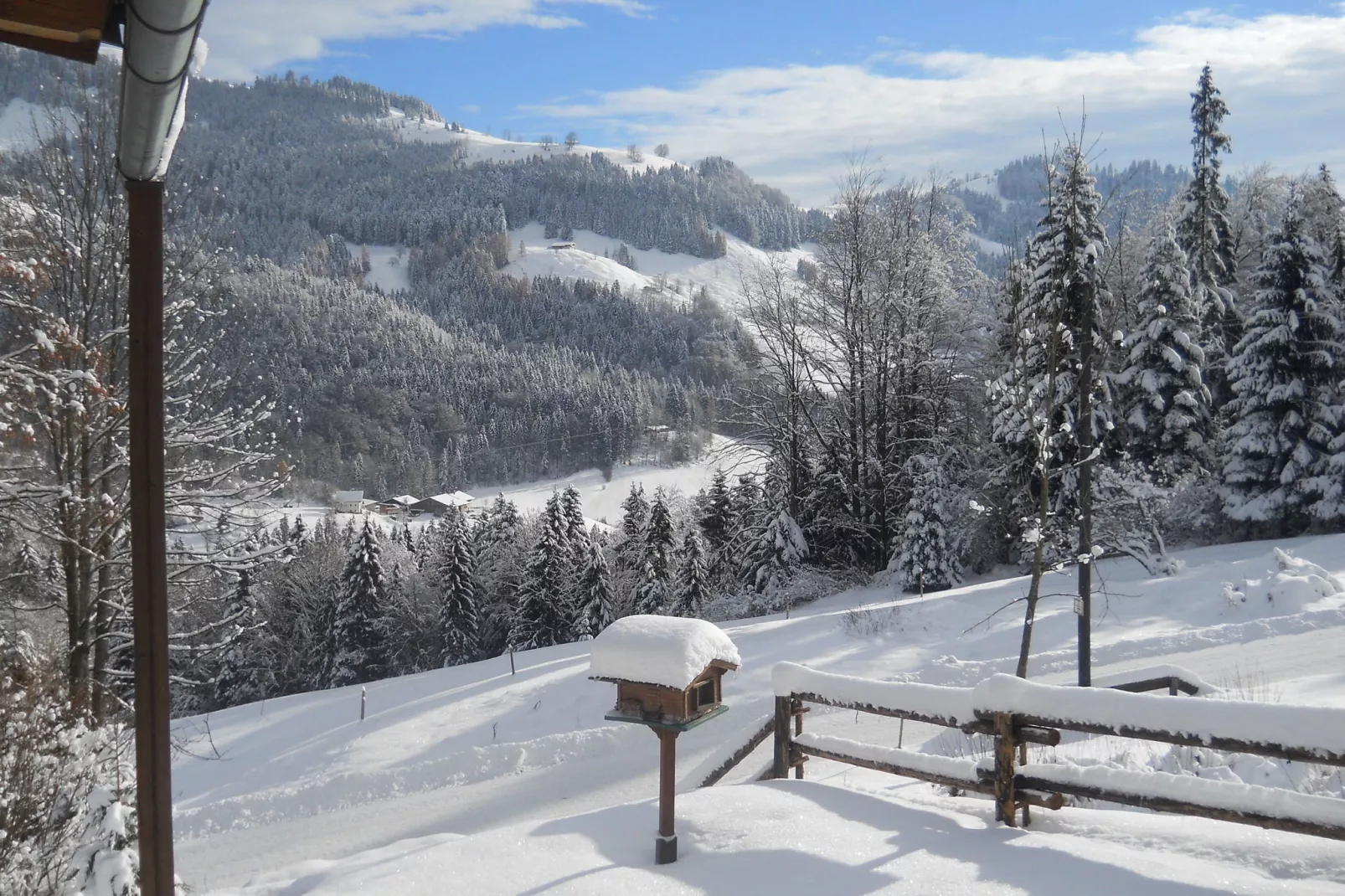 Chalet Niederndorferberg-Uitzicht winter