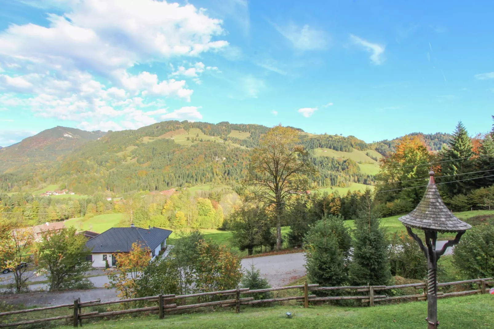 Chalet Niederndorferberg-Uitzicht zomer