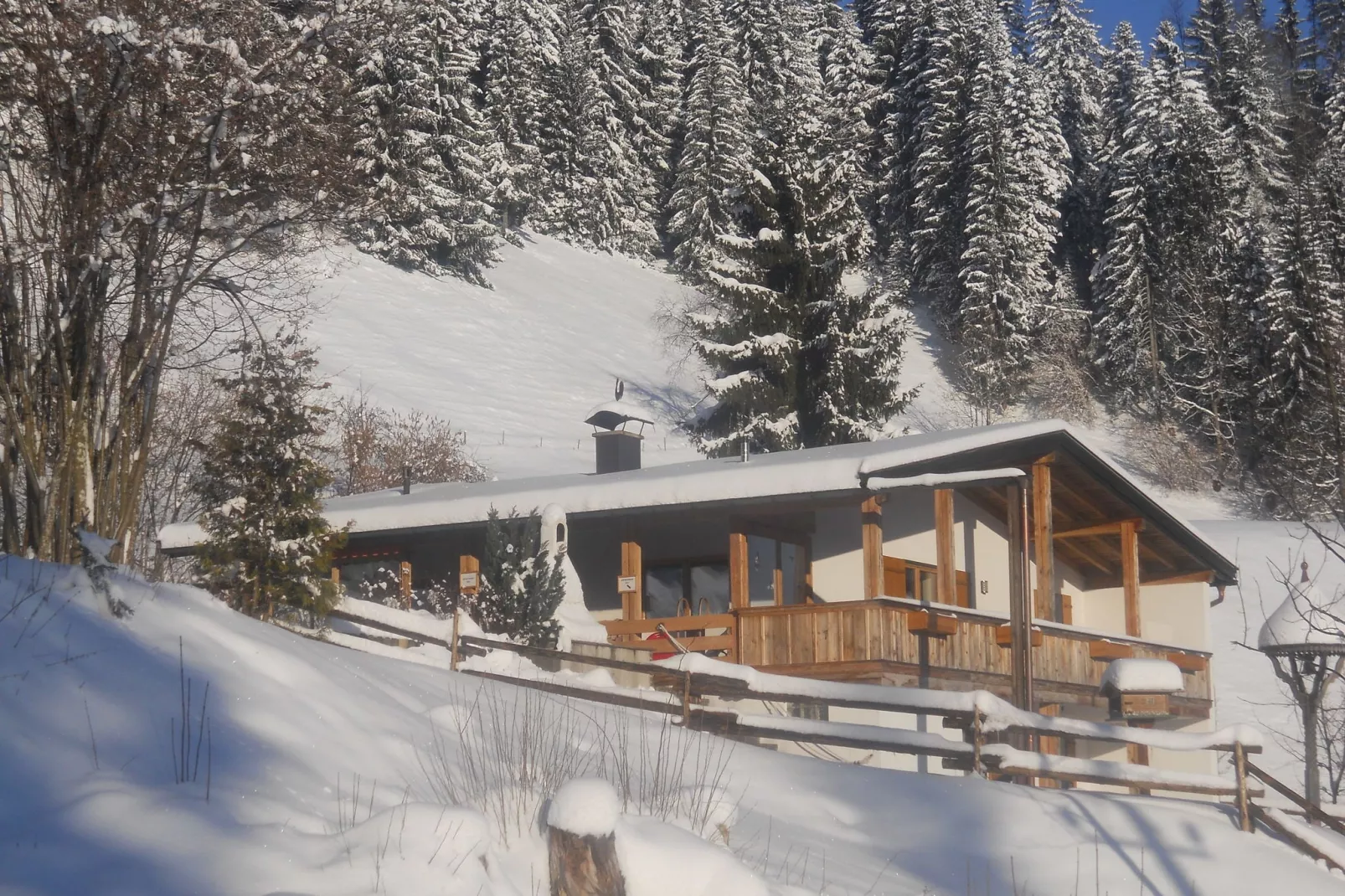 Chalet Niederndorferberg 1-Exterieur winter