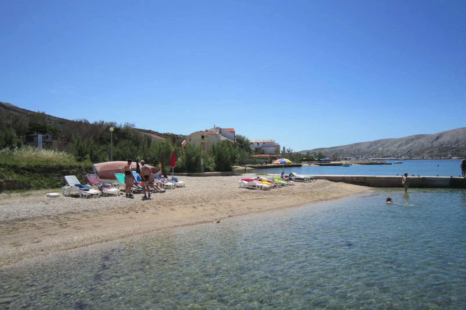 Prachtig appartement in Pag met zeezicht-Gebieden zomer 1km