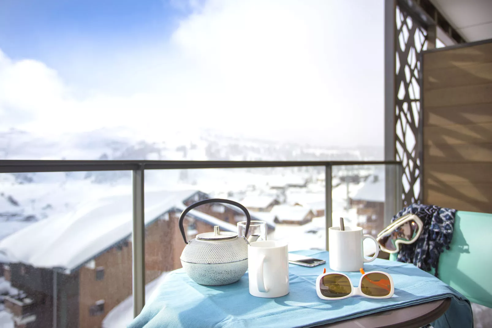 Résidence Les Chalets des Cimes-Terrasbalkon