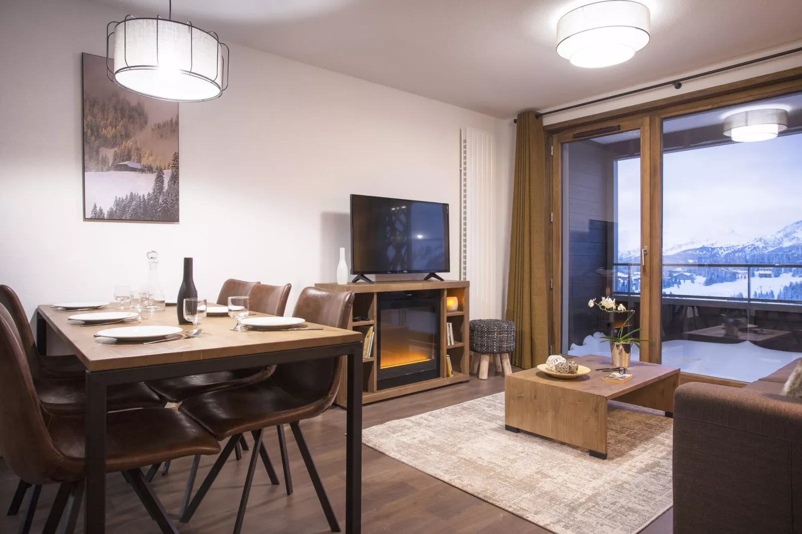 Résidence Les Chalets des Cimes 2-S4-Eetkamer