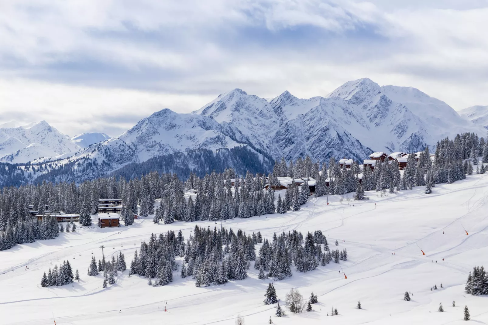 Résidence Les Chalets des Cimes 2-S4-Gebied winter 5km