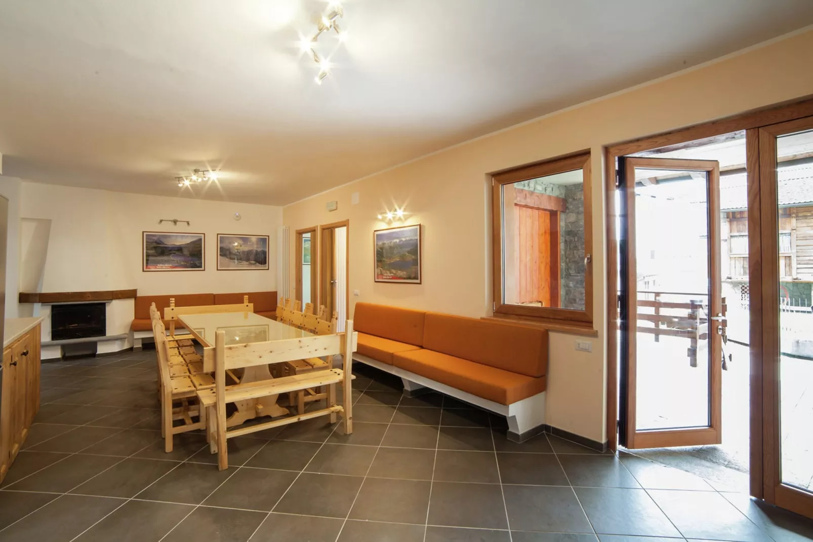 Chalet Antey Grande Diciotto-Woonkamer