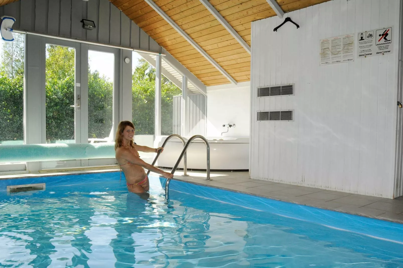 Modern vakantiehuis in Sydals met zwembad en sauna-Zwembad