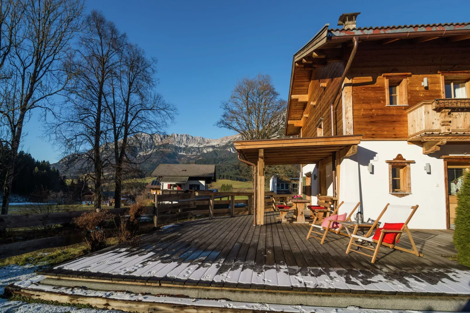 Chalet Kaiserliebe I-Terrasbalkon