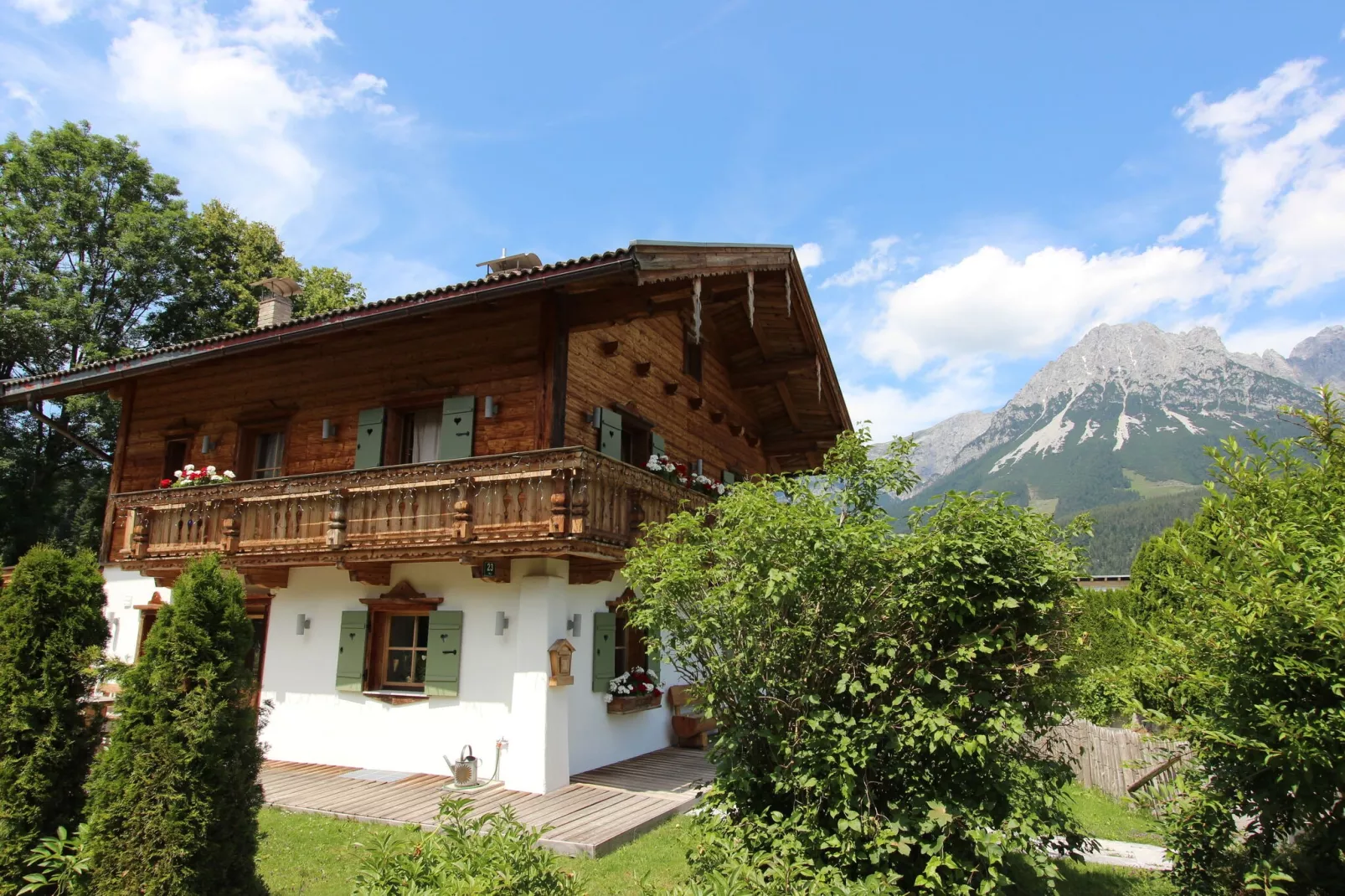 Chalet Kaiserliebe I-Uitzicht zomer