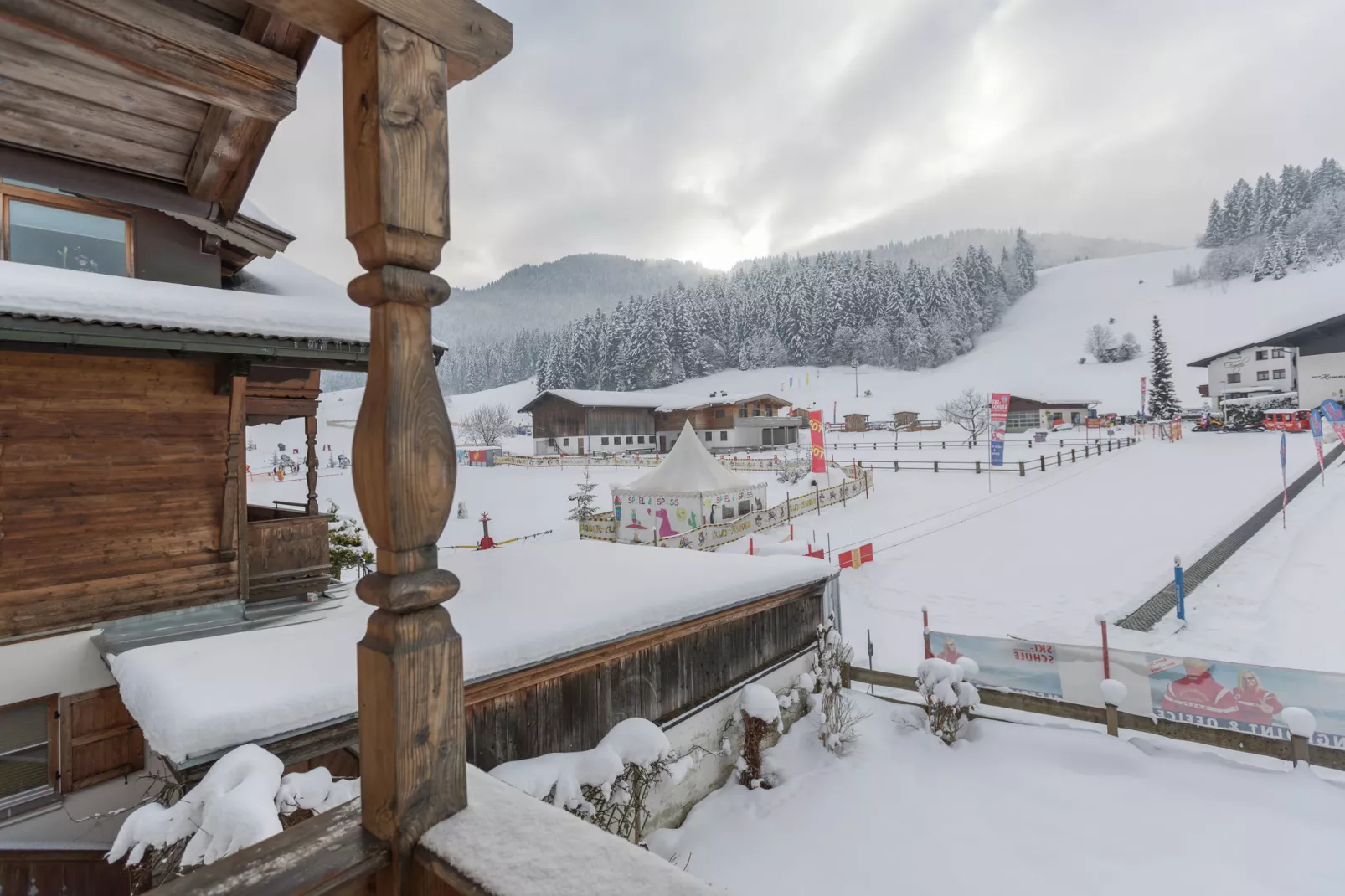 Chalet Kaiserliebe II-Uitzicht winter