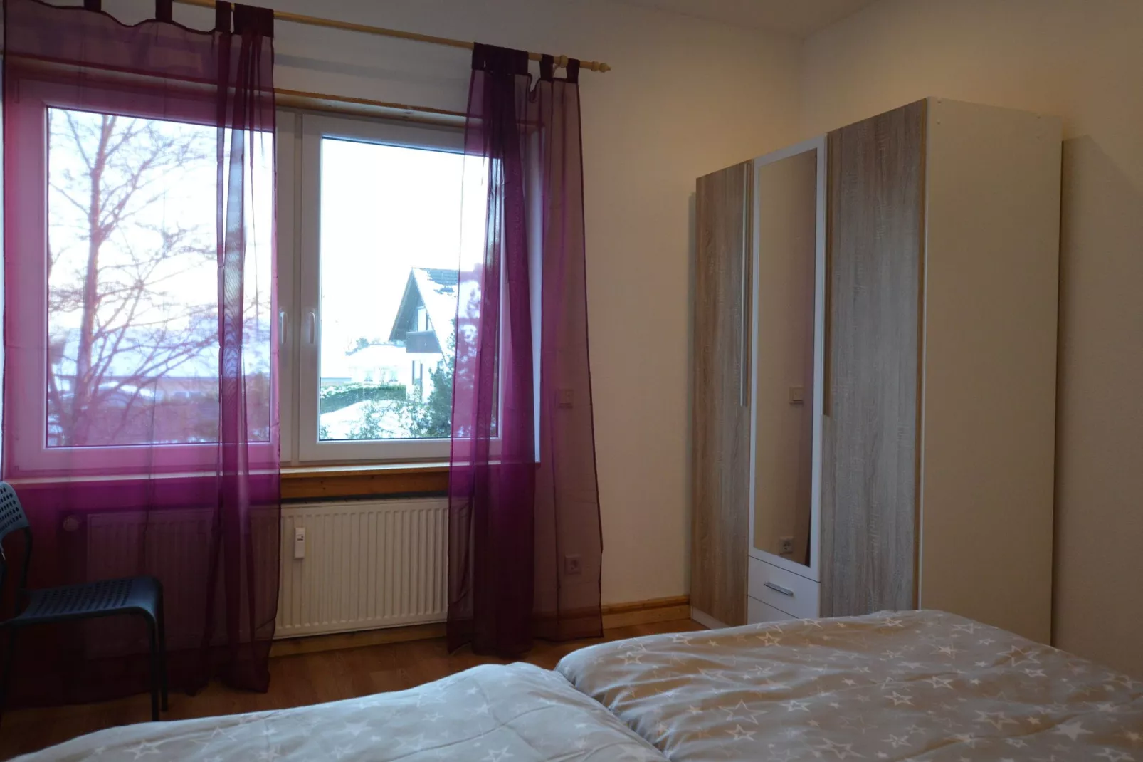 Ferienwohnung Weitblick I und II-Slaapkamer