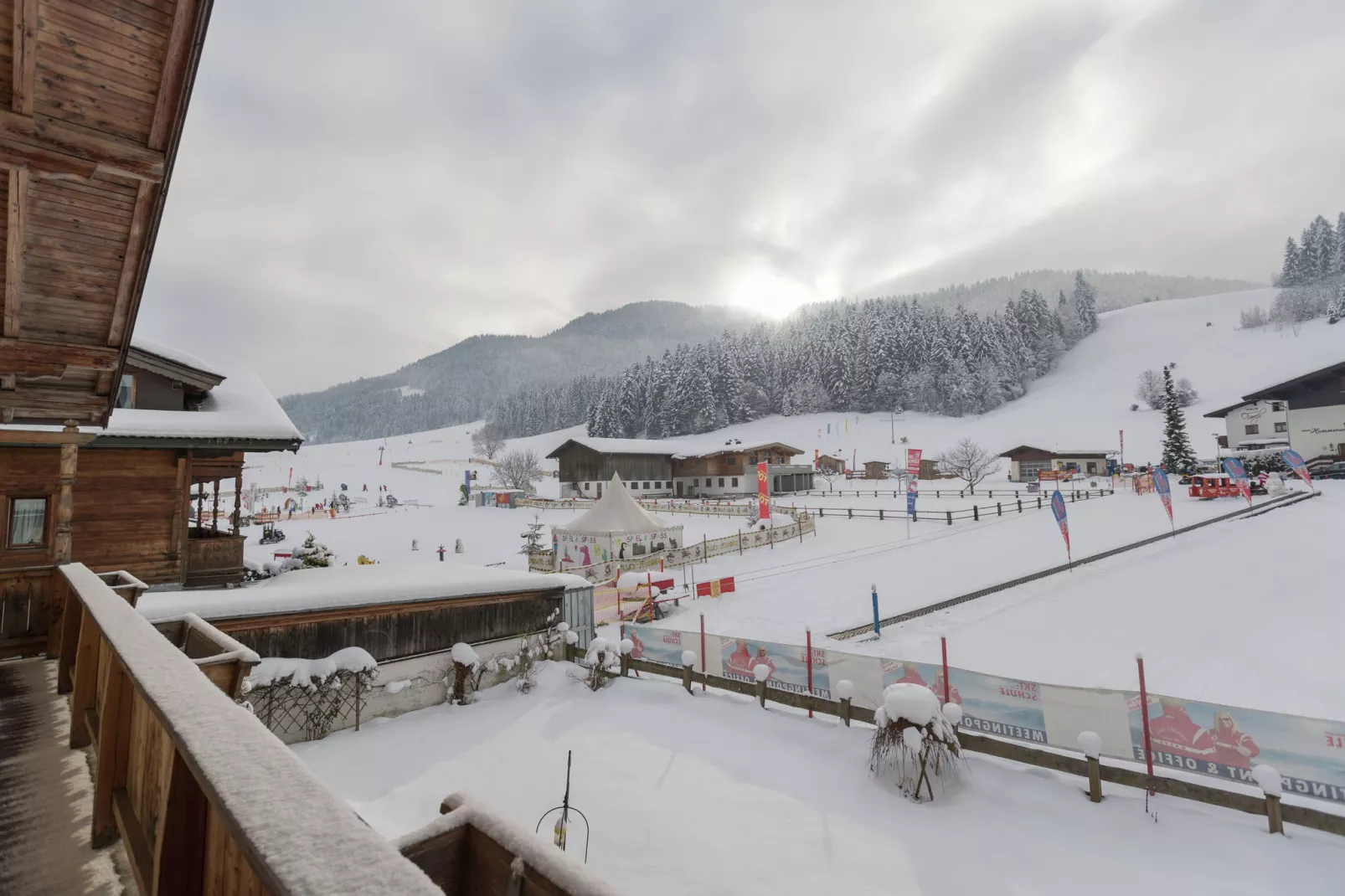 Chalet Kaiserliebe II-Uitzicht winter