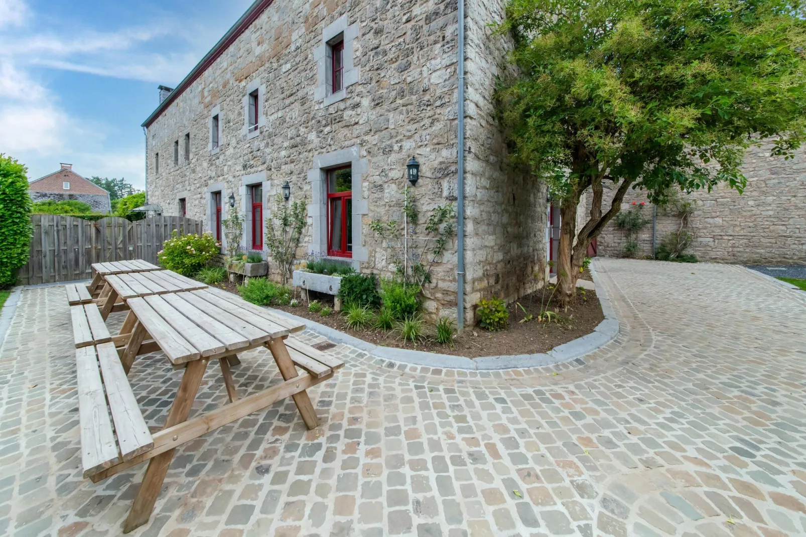 La ferme du noyer-Terrasbalkon