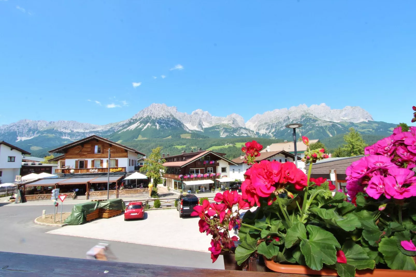 Chalet Kaiserliebe II-Uitzicht zomer