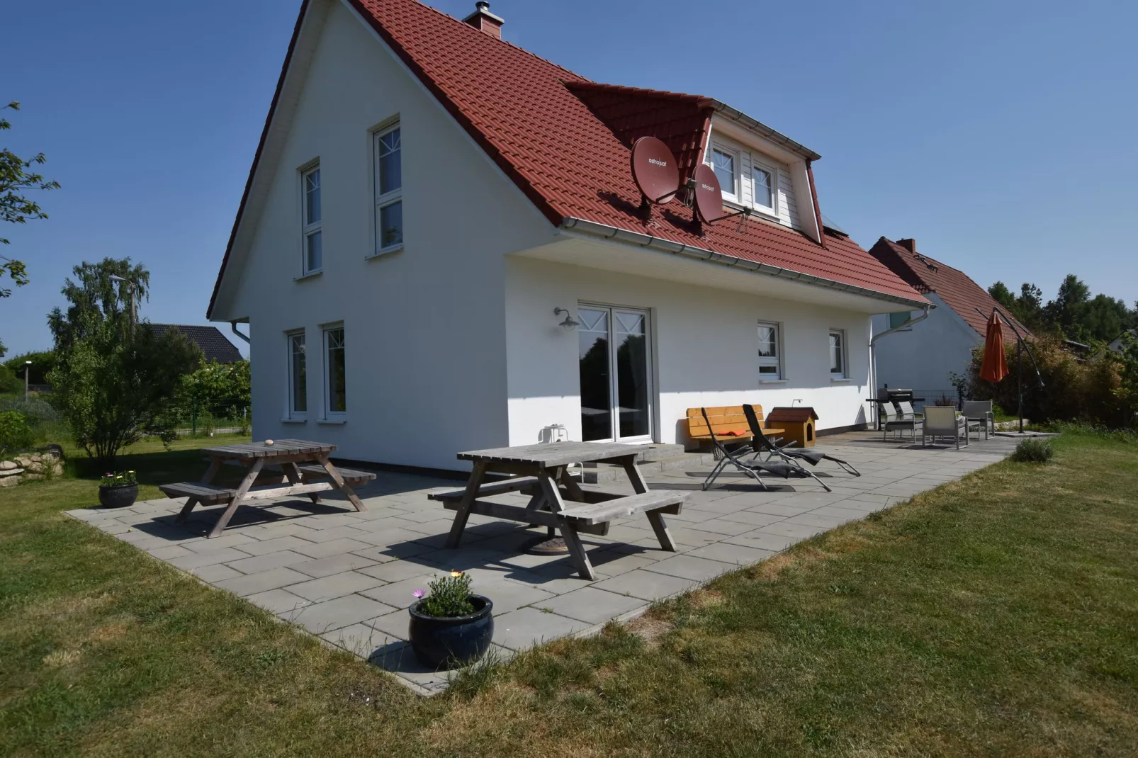 Ferienhaus nahe Insel Poel mit Kamin Terrasse und Garten