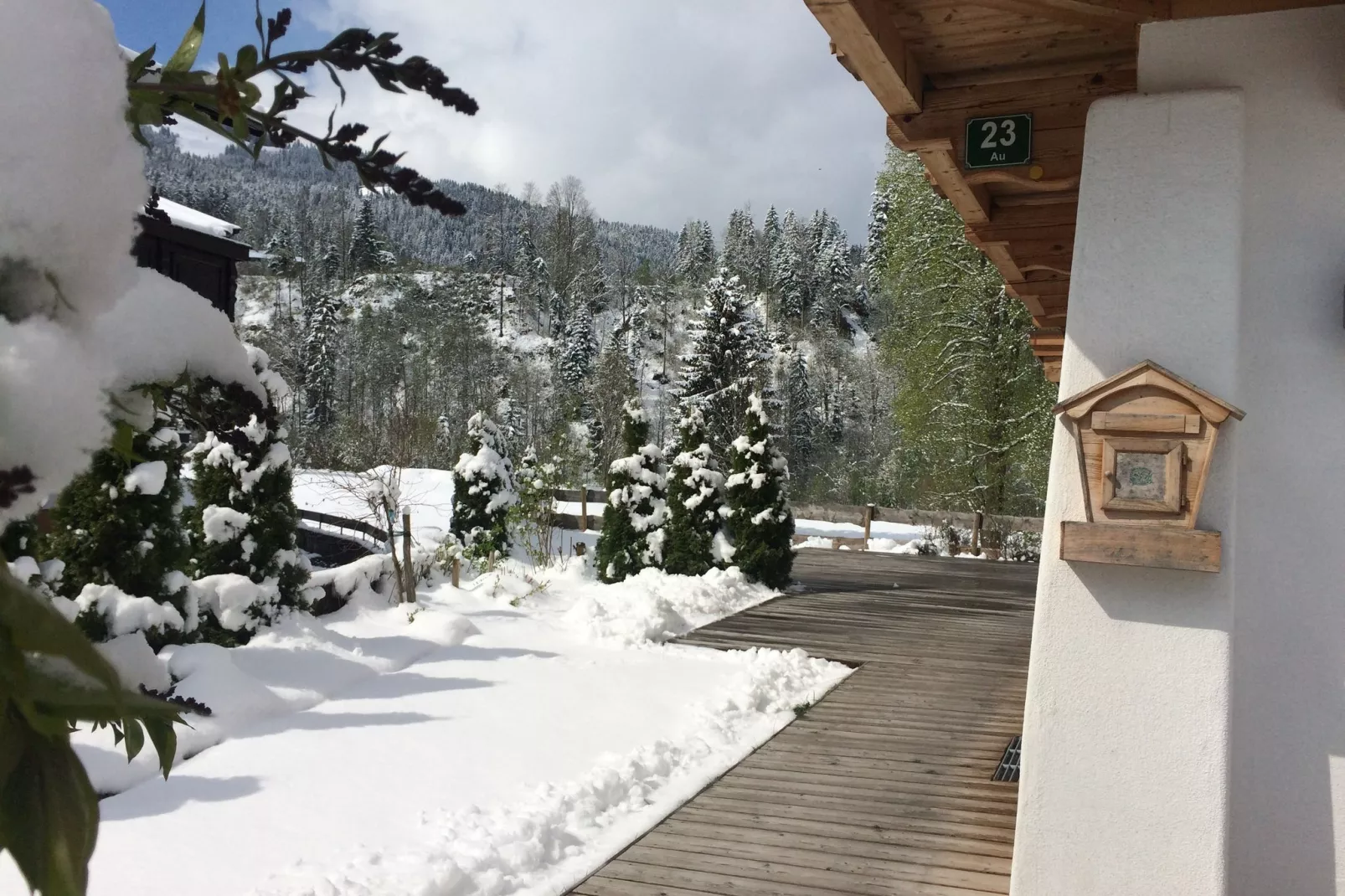 Chalet Kaiserliebe I-Tuin winter