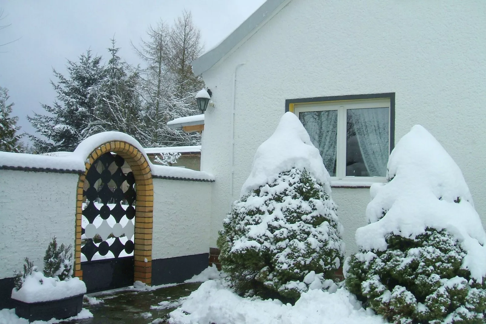Ferienhaus Storchenblick-Exterieur winter