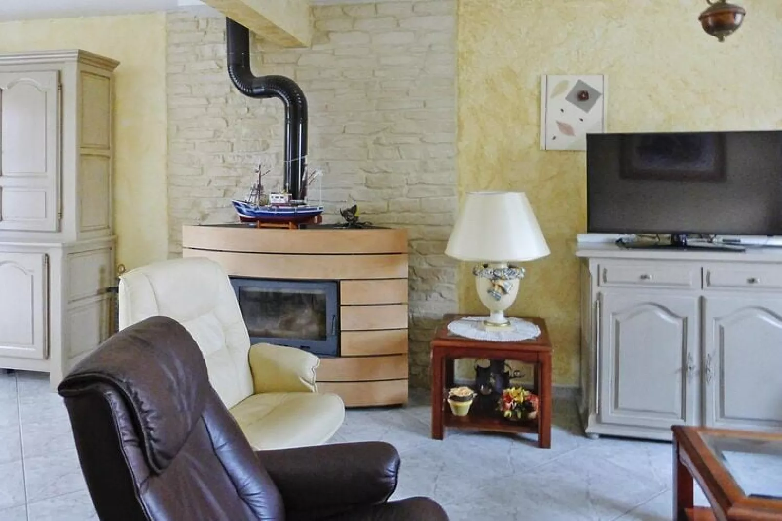 Holiday home Perros-Guirec-Woonkamer