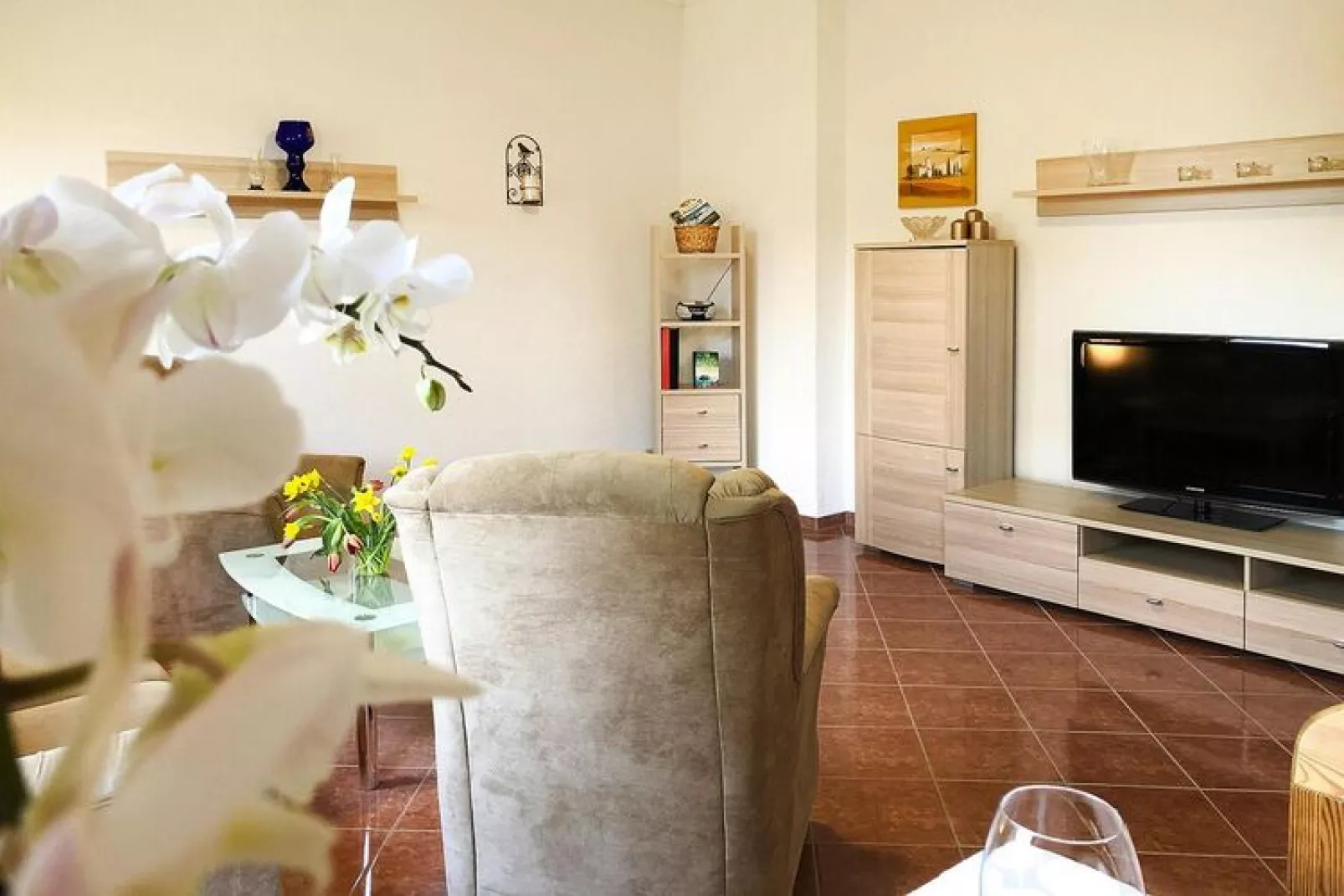 Ferienwohnung klein 70 qm-Woonkamer