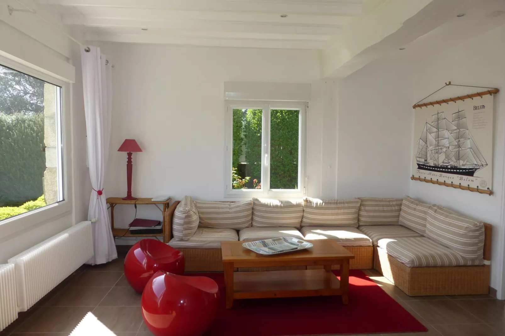 Holiday home Perros-Guirec-Woonkamer