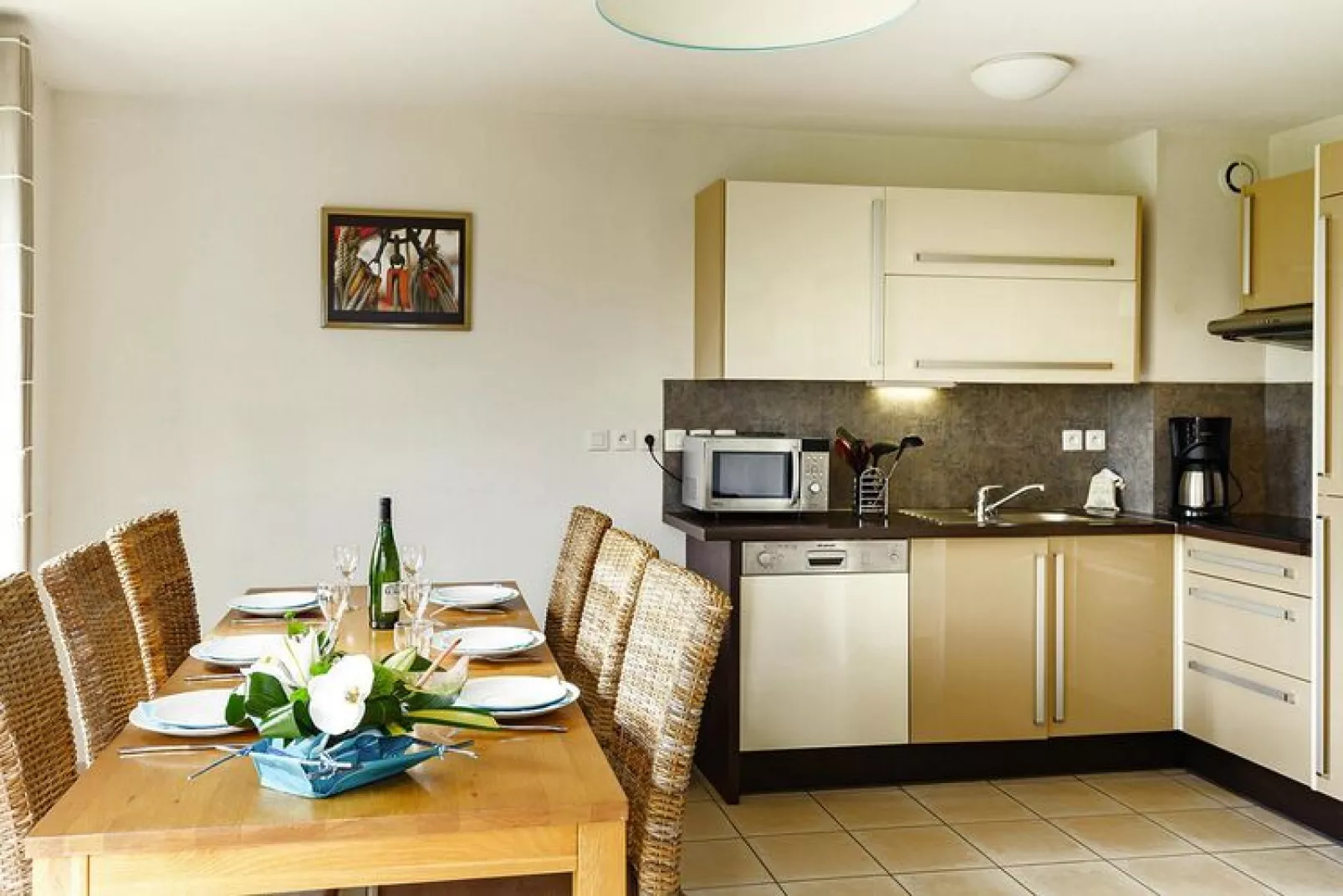 Residence Les Hauts de la Houle, Cancale-M.8X - Maisonnette Duplex 8 Pers.-Keuken
