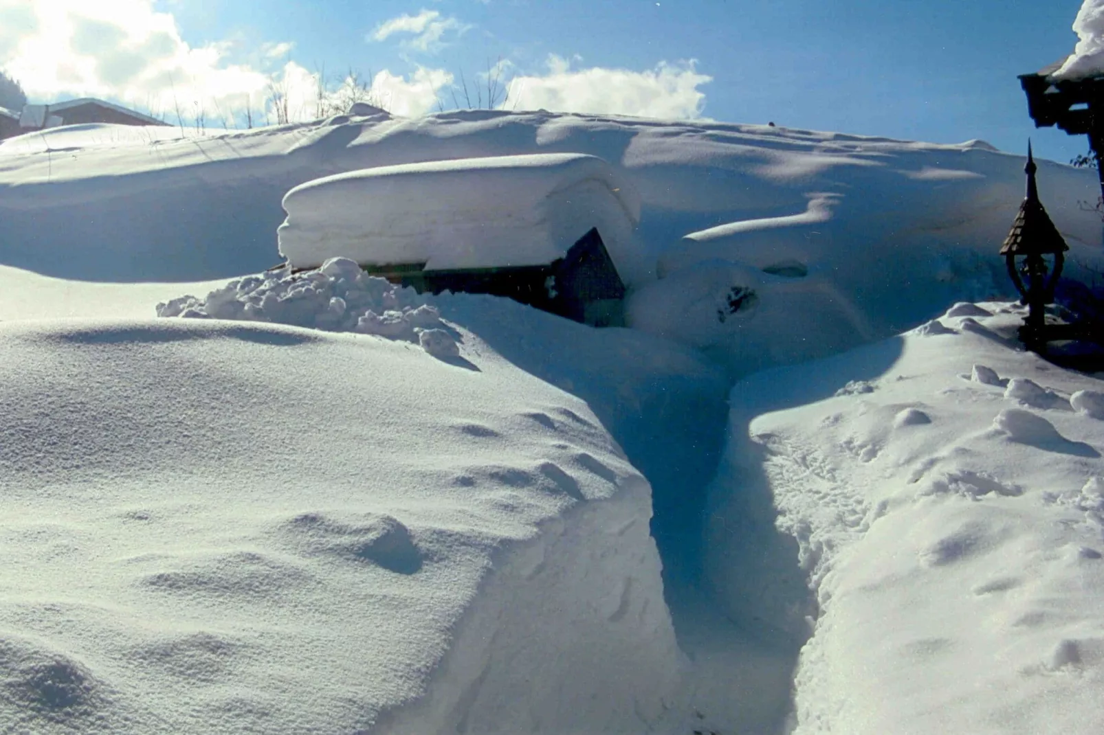 Chalet Madreit-Tuin winter